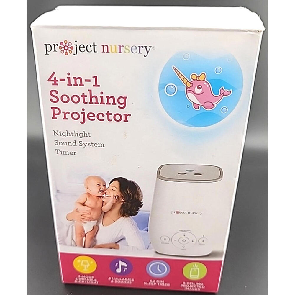 Project Nursery 4-in-1 Soothing Projector with 8 Pre-Loaded Sounds